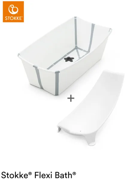 Flexi Bath och Newborn Support - vit
