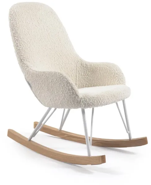 Joey, gungstol, vit, tyg