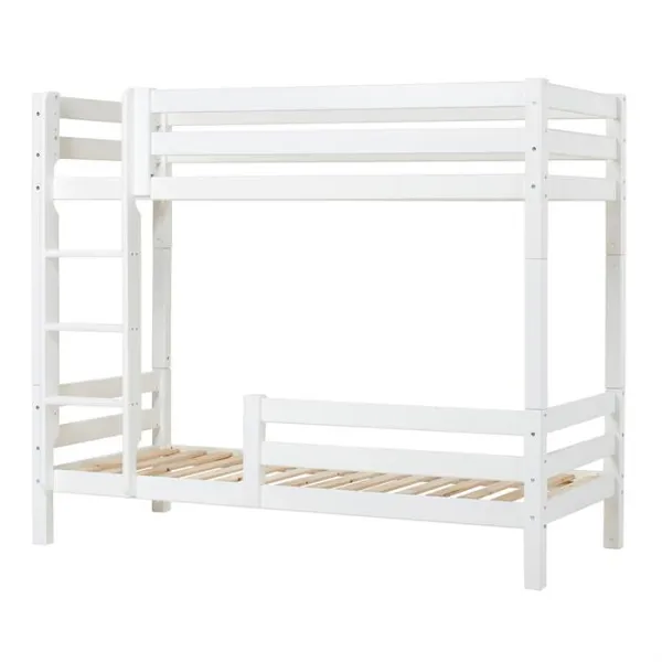 Hoppekids ECO Luxury våningssäng med stege och fallskydd - 90 x 200 cm