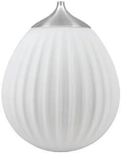 Umage Around the World mini skärm - Vit med borstat ståltopp