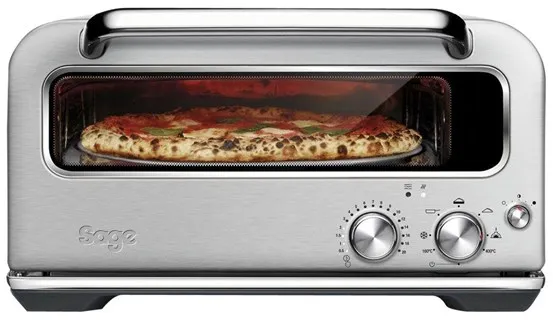 Sage SPZ820BSS4EEU1 the Smart Oven Pizzaiolo - pizza ugn - borstat rostfritt stål