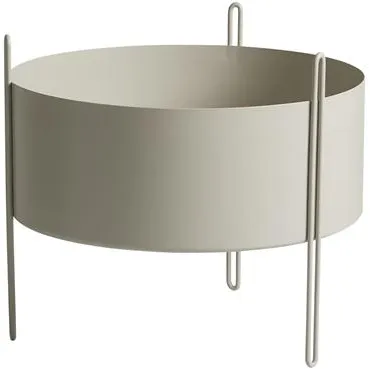 Woud Pidestall Blomkruka Medium Grå