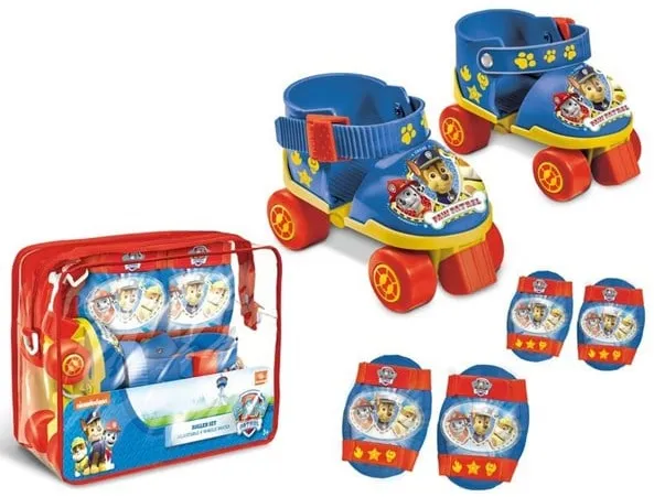 Mondo PAW Patrol Rullskridskor och skyddssats, storlek 22-29