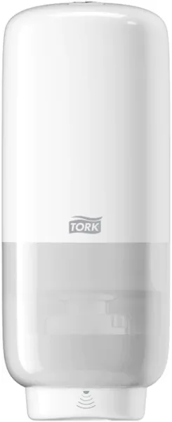 Tork S4 -dispenser för skumtvål, beröringsfri, vit plast